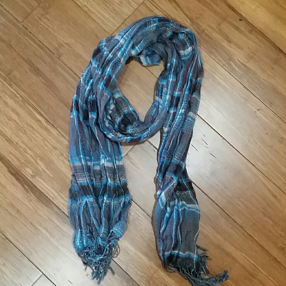 Accessories - Blue and Gray Scarf